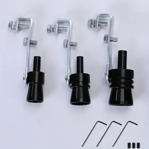 3PCS Universal Stainless Steel Clip-On Vehicle Accessory Set, M-L-XL Sizes, Durable Car Exterior Decorative Attachment, Easy Install Auto Accessories