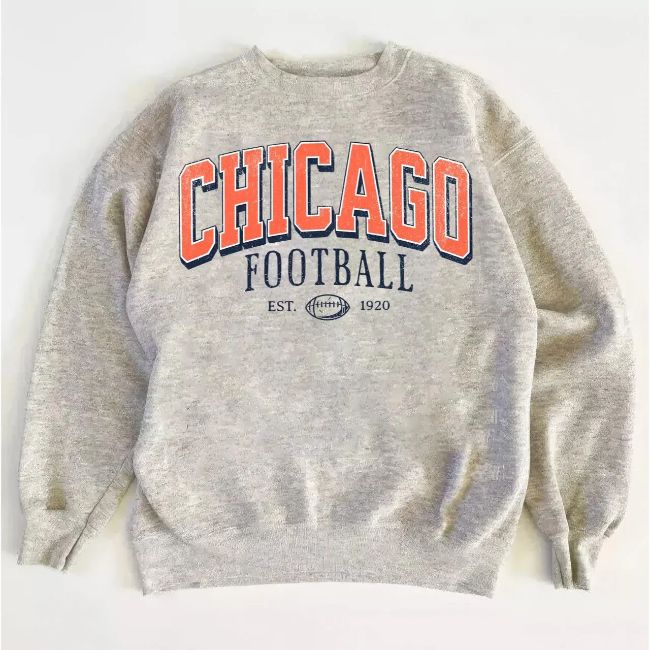 Bears Football Sweatshirt, Chicago Game Day Vintage Crewneck for Sports Lovers