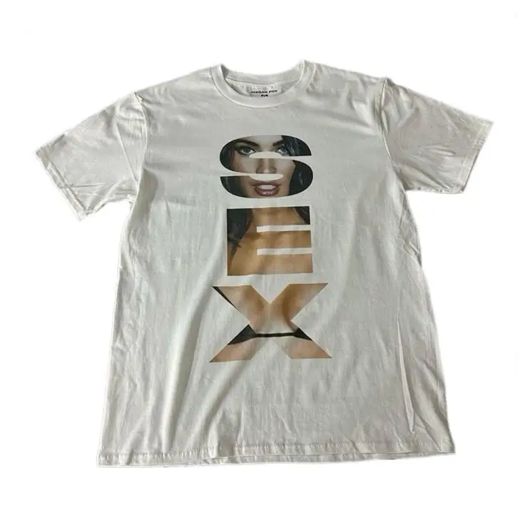 SEK Alphabet Portrait Graffiti Design Loose Trend American Casual Crew Neck Short Sleeve T-shirt Oversize Men's Women's