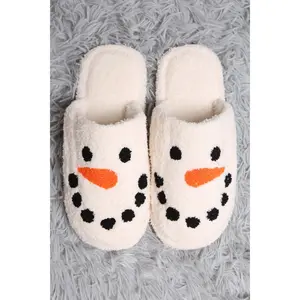 mySundaze Snowman Soft Microfiber Slippers