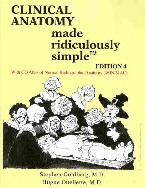 USED Book - Clinical Anatomy Made Ridiculously Simple by Goldberg, Stephen (Paperback) - english