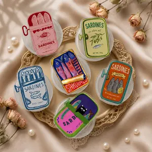 Sardine Can Retro Tinned Fish Vintage Food Art Preppy Summer Magnetic e-Reader Grips Kindle Grip Books Bookish Magnetic Kindle Grip Book Lover Kindle Accessories Phone Holder PopSocket Phone Grip Magnetic Pop Socket Phone Grip