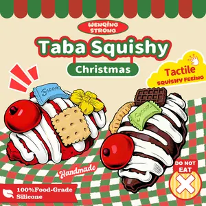 wenqingsquishy - Croissant Series [Handmade TabaSquishy] [full silicone rebom squishy] [Fidget Toy] [Squishy Toy] [118g]