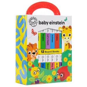 Baby Einstein - My First Library Board Book Block 12-Book Set - First Words, Alphabet, Numbers, and More! - PI Kids Board book – Picture Book, January 21, 2020
