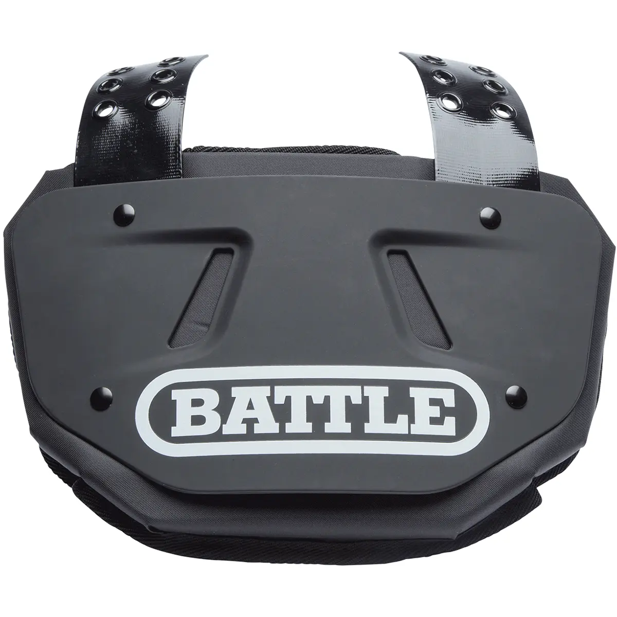 Battle Sports Protective Football Back Plate - Black/White Battle Sports Protective Football Back Plate - Black/White