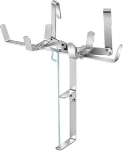 Drywall Mud Pan Holder and Spool Tape Holder,Holds 12 inch Mud Pan & Up to 500 Ft Tape Yard Tool Rack Construction Tool Organizer