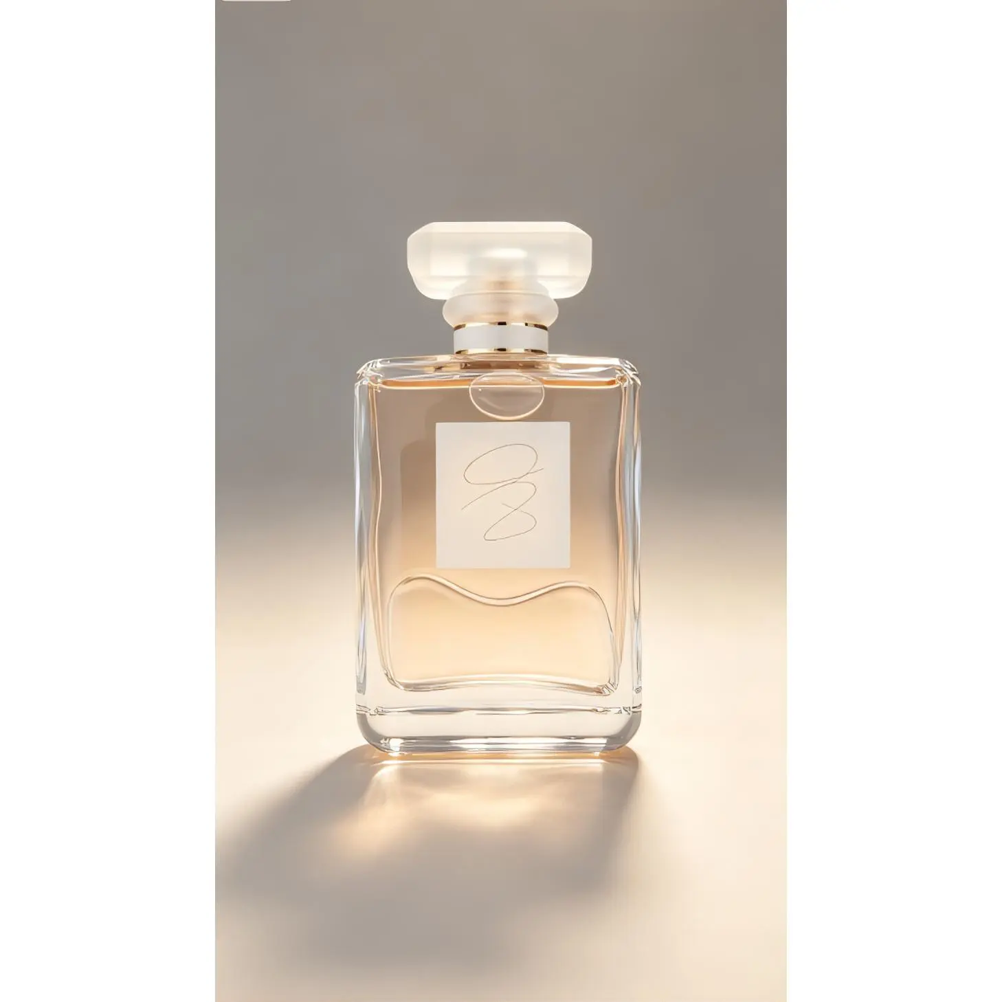 No. 5 Elegant Glass Perfume Bottle - Ideal for Fragrance Storage and Display - Modern Design for Men and Women