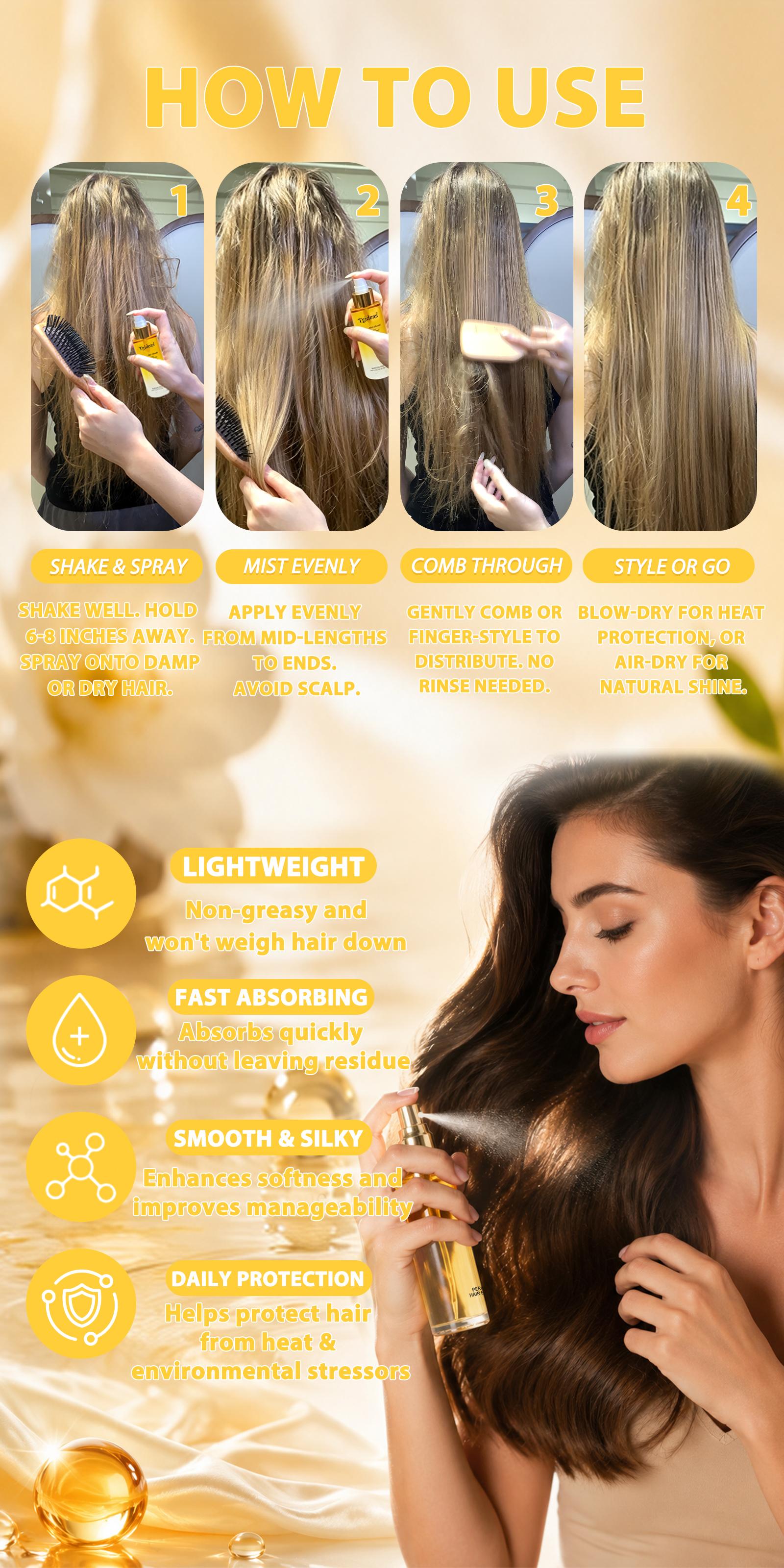 Tgideas 80ml Conditioning Oil Spray Scalp & Hair Strengthener Leave-In Conditioner Comforting #SummerWins #DealsForYouDays Tgideas 80ml Conditioning Oil Spray Scalp & Hair Strengthener Leave-In Conditioner Comforting #SummerWins #DealsForYouDays