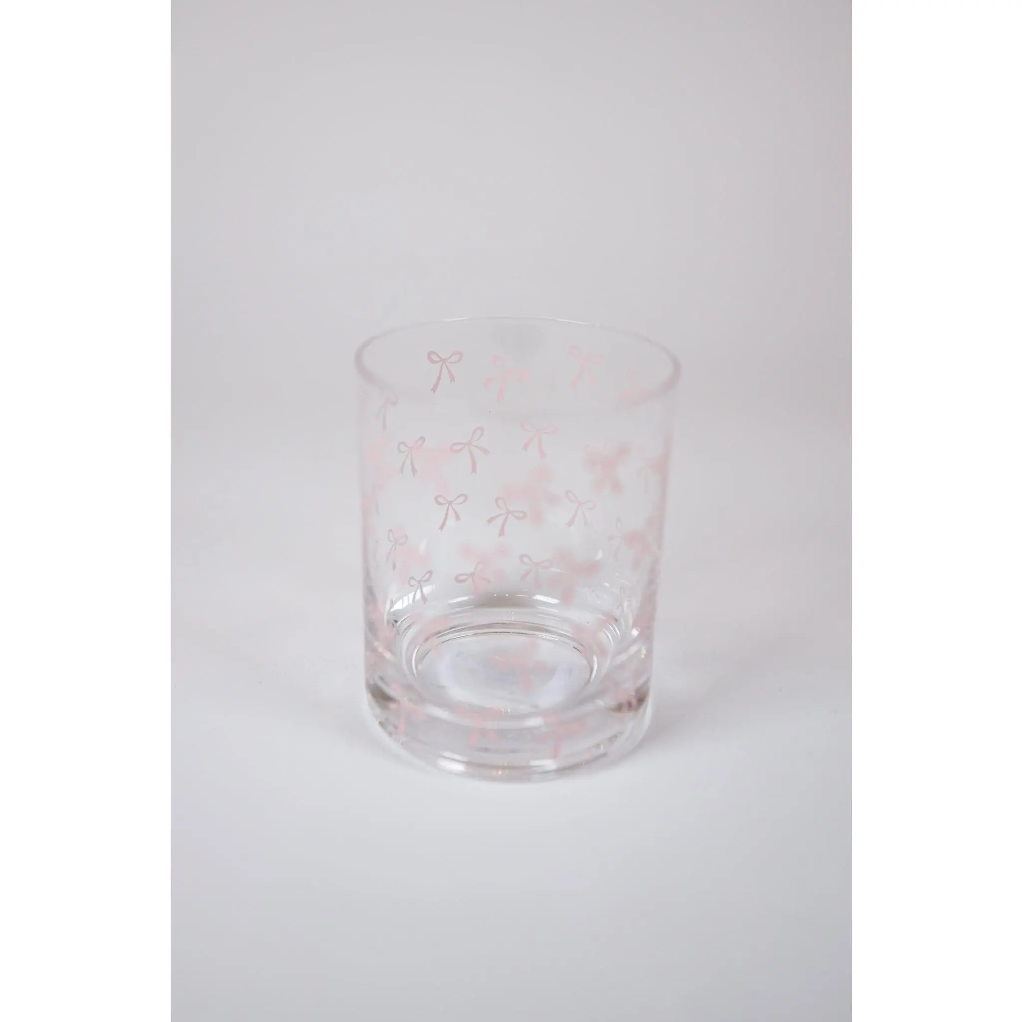 Pink Bows Cocktail Glass