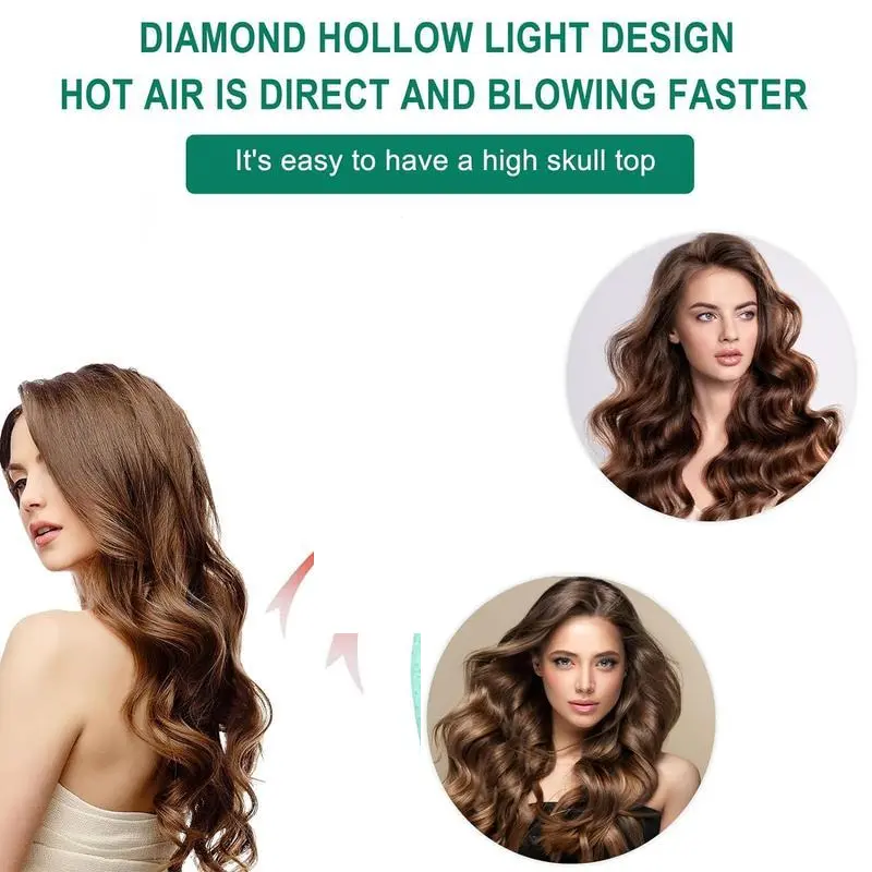 Curling comb Reduces Pulling & Curl Separation, Ideal for Combing and Shaping Curly Hair