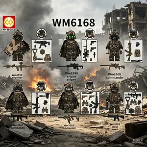Mini soldier building block figures aesthetic desk setup tiny army collection oddly satisfying assembly toy for adults and kids who love cool collectibles