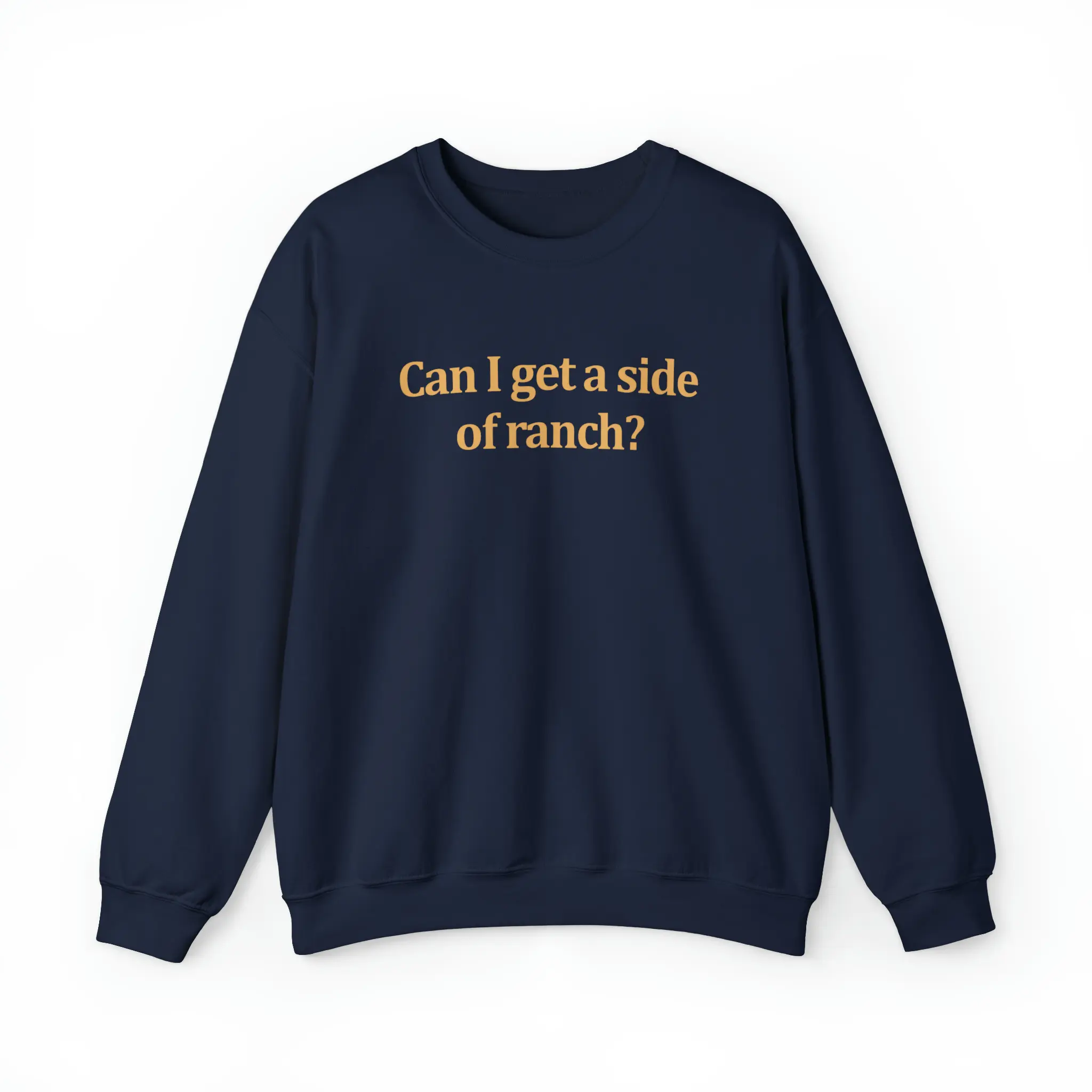 Can I Get A Side Of Ranch Sweatshirt,Ranch Crewneck,Chicken Nugget T-Shirt,Funny Foodie Tee,Viral Quote Crewneck for Sauce Lover,Side of Ranch Hoodie