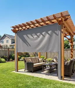 Carport Replacement Zipper Door for Portable Garage Frame Not Included Waterproof & UV Resistant Tarp