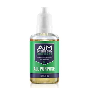 PlanetSafe AIM Extreme Duty Lubricant - All-Purpose Industrial Lubricant - The World's Greatest, Safest, Hardest-Working Lubricant - Non-Toxic, Odorless, 1oz - Penetrates, Cleans, Protects