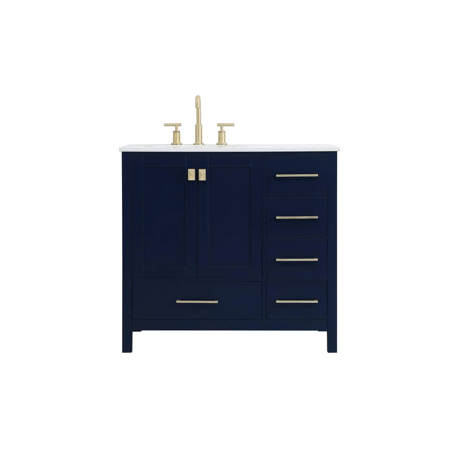 Irene Single Bathroom Vanity Blue Irene Single Bathroom Vanity Blue