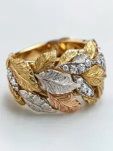 1 PC Luxury Art Deco Cubic Zirconia Ring For Women For Wedding Engagement Party Vintage Rings Jewelry Valentine's Day Gift Wedding Rings