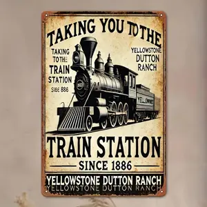 Metal  Signs Vintage Yellowstone Dalton Ranch   Sign - Ideal for Outdoor Wall, Porch, Garage, Home, Cafe, Bar, Club, Farm, and Garden Decor, Perfect for Room Decor
