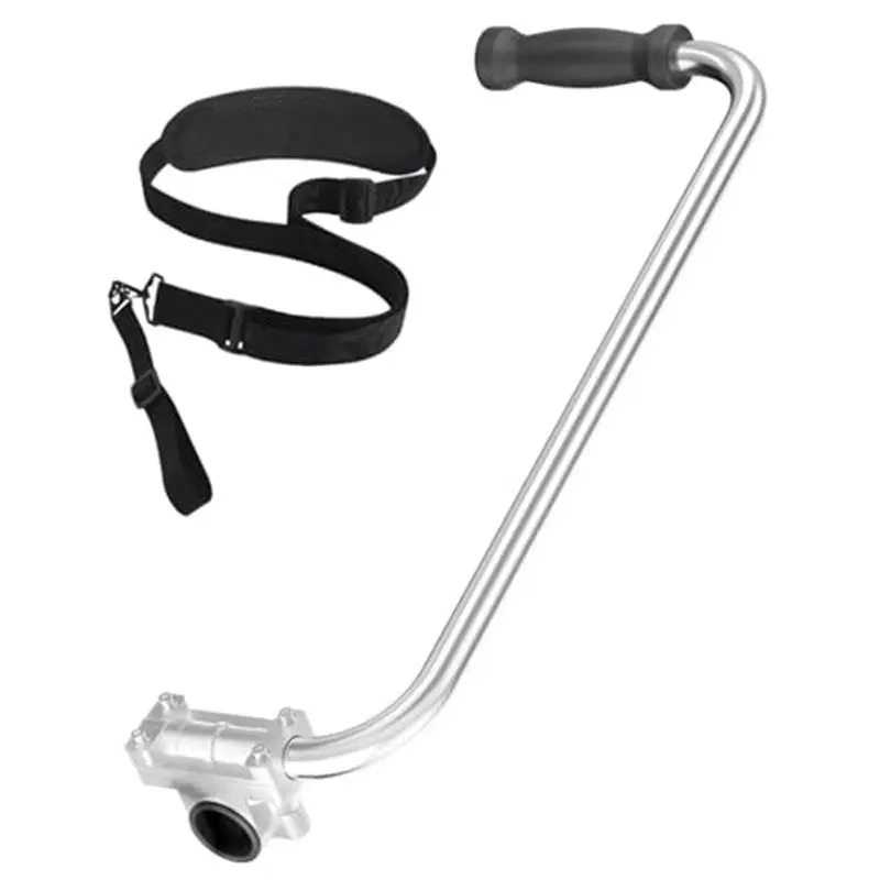Upgraded Weedeater Handle,Ergonomic Trimmer Grip,Weed Eater Handle Extension Back Saver with Bracket Clamp,String Trimmer Handle with Shoulder Harness for String Trimmer,Lawn Care,Landscaping