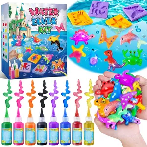 Magic Water Elf Toy Kit for Kids, 8 Color Craft Activity Set, Creative Birthday Gift for Boys and Girls Ages 5-12
