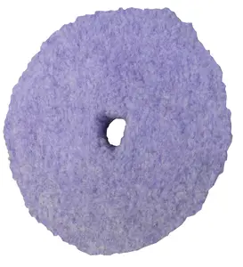 Presta  3 in. Foamed Wool Heavy Cut Pad - Purple - Pack of 4