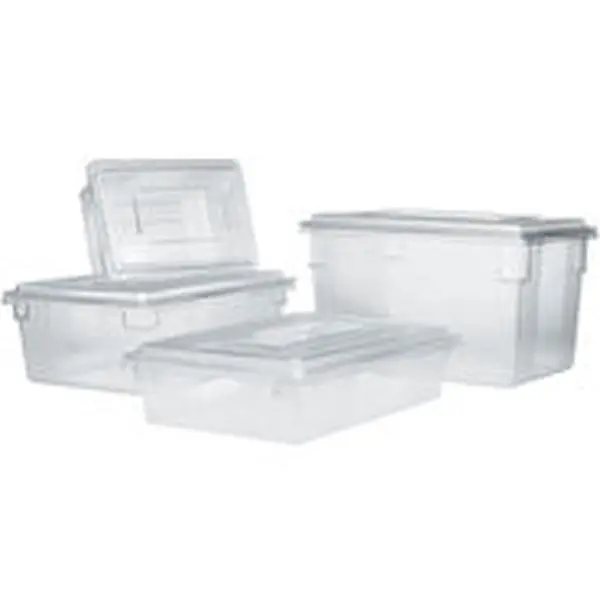 Rubbermaid Commercial Products Food & Tote Boxes, 8.5 gal. - Clear