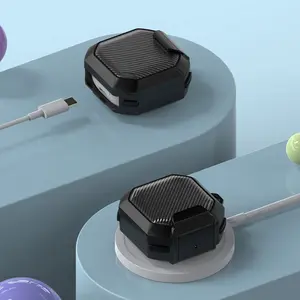 New Simple Solid Color Headphone Case for Galaxy Live/buds2/pro/buds2pro/buds Fe, Shockproof Stand Design, Durable Protection