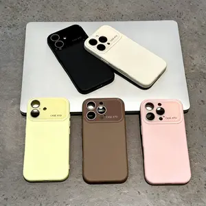 HD Camera Lens Protector Case for iPhone 17/16, Dopamine Ins Style, Magnetic TPU Acrylic Soft Cover, Skin‑Friendly & Shockproof Protective Phone Case for Couples