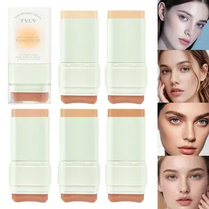 2-in-1 concealer foundation make-up stick can cover defects for a long time and smooth application of light natural makeup Concealer Foundation Hybrid