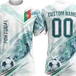 Portugal Soccer Jersey | Personalized Portugal Football Shirt | Custom Portugal Fan Jersey with Name & Number | Portuguese Supporter Shirt