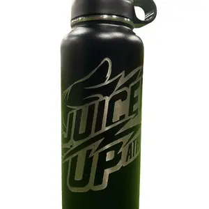Black ALPHA Insulated Water Bottle - Perfect for Your Hot and Cold Drinks - Drinkware, Flasks