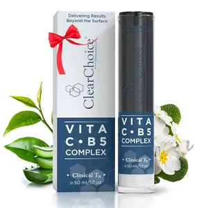 ClearChoice Vita C-B5 Complex 1.7oz Antioxidant Lotion with Vitamin C & B5 for Sun Damage & Rosacea - Gentle Skincare Formula