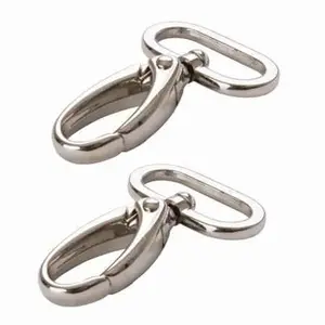 Swivel Hook 1in Nickel Set of Two Swivel Hook 1in Nickel Set of Two