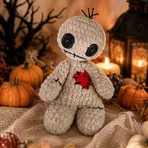 Amigurumi Voodoo Doll Crochet – Gothic Cute Handmade Plush