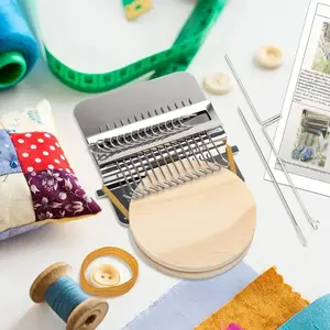 Beginner Loom Knitting Kit, Ideal for Repairing Fabric Tears, #a-36 Threads, Perfect for DIY Crafting Projects, Patchwork