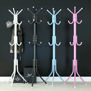 1 Piece Pink Hanger, Durable Shirt, Hat, Jacket, Bag, Scarf, Home Clothes Organizing Rack, Suitable for Entrance, Corridor, Office, Bedroom, Living Room, Pink/White/Black/Blue