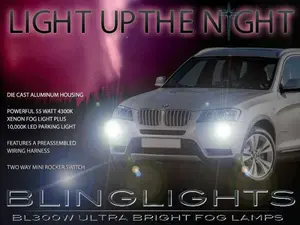 For 2011 2012 2013 BMW X3 f25 Xenon Halogen Foglamps Foglights Drivinglights Driving Fog Lamps Lights