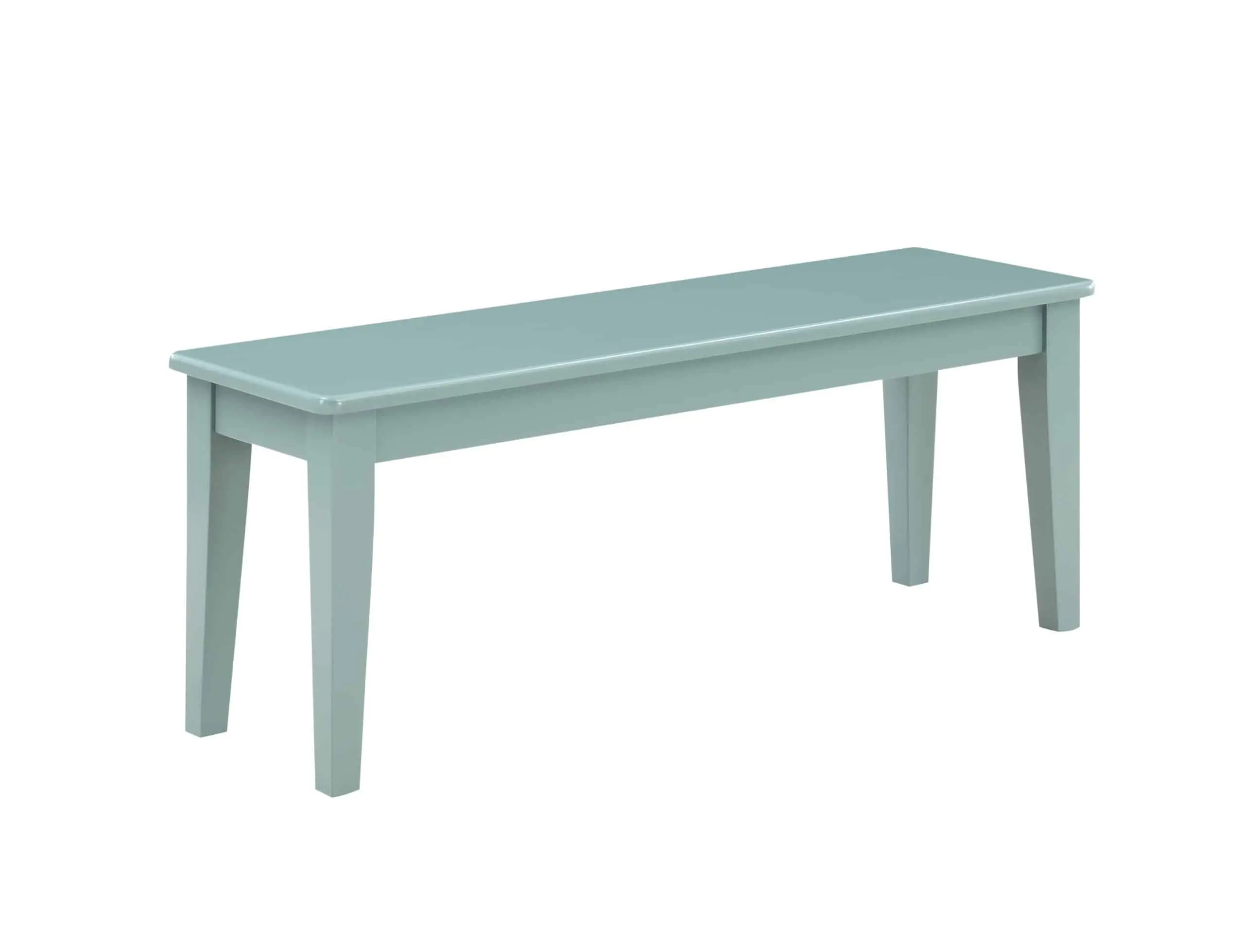 Rustic Style Colorado Dining Bench, 44x18x15 in, Blue Indoor Stool & Bench Furniture, Rustic Style Benches