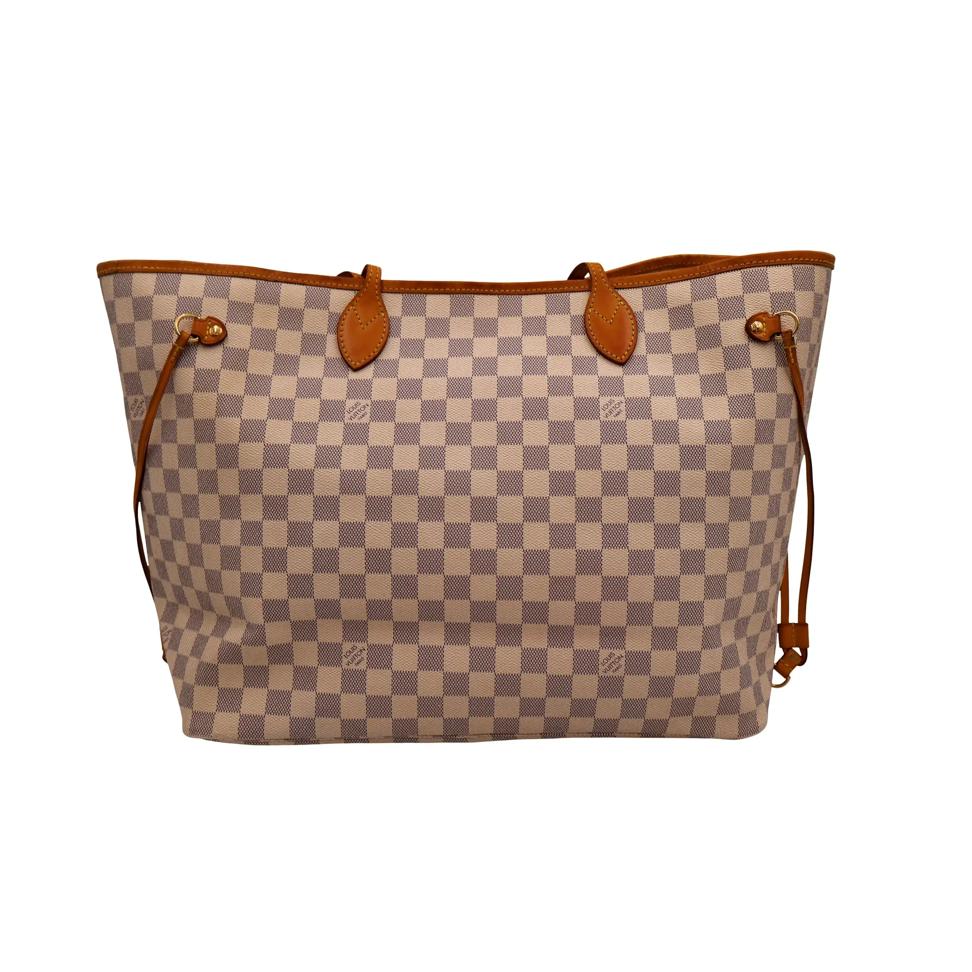Pre-owned Louis Vuitton coated canvas Tote Bags Damier Azur Canvas Neverfull GM Tote Bag (28279)