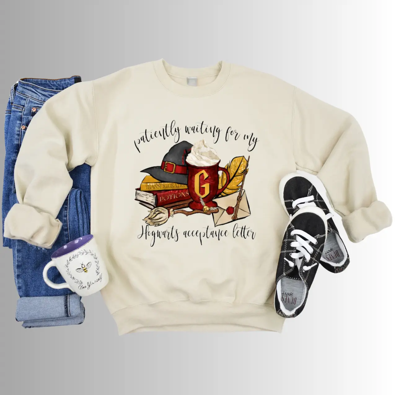 Hogwarts Acceptance Letter Sweater, Wizard Sweater, Universal Sweater, Harry Wizard Sweater, Sweater for Universal