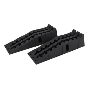 2026 New Model Set of 2 Heavy Duty Car Ramps for Oil Change, 30,000 LB Capacity, 8.5 Inch High Lift Vehicle Service Ramps