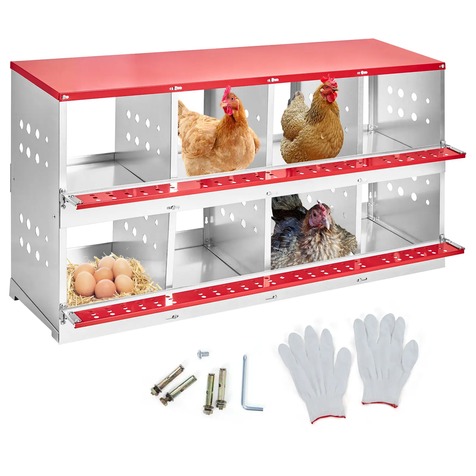 Without cover-red 8 girds