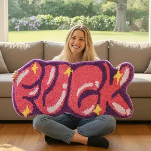 Color Rug For Bedroom Fluffy Thick Soft Living Room Rugs, Non Slip Absorbent Floor Mat, Cute Washable Microfiber Non-Slip Small Shower Mat, Aesthetic Modern Home Decoration Birthday Gifts