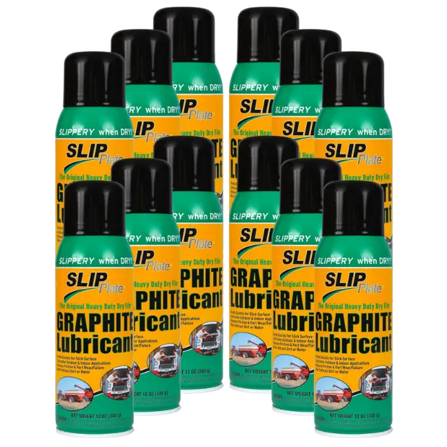 SLIP Plate® Aerosol 12pk – Dry Graphite 33203