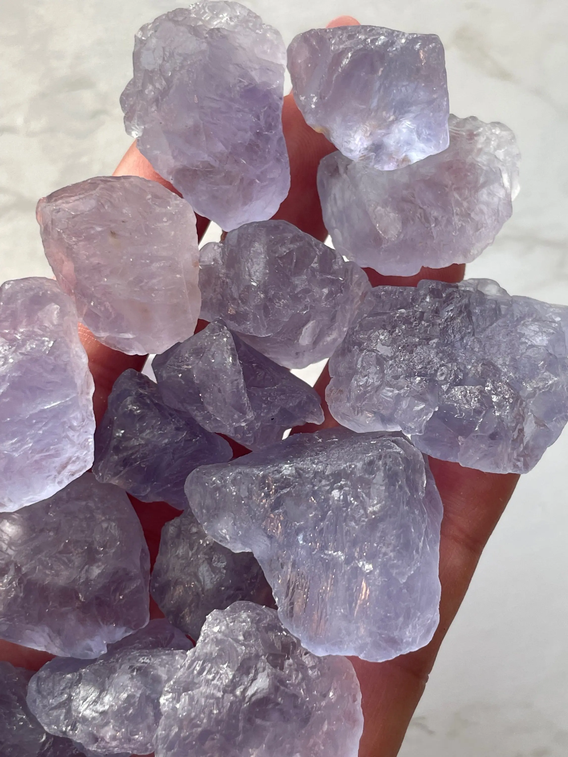 Rare Yaogangxian Blue Indigo Fluorite Raw Chunks