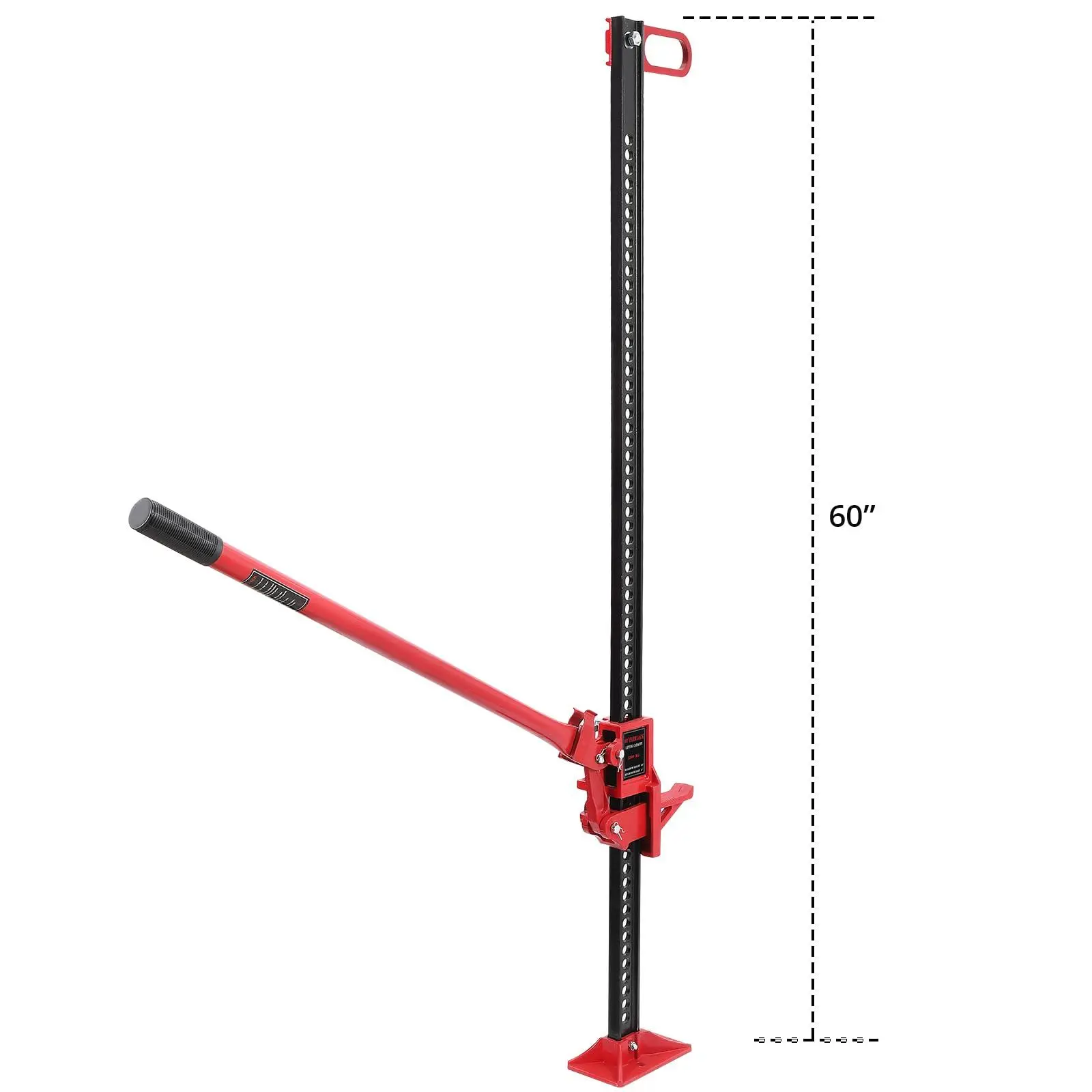 [Football Fan SeasonDeal] 60 FT Farm Jack 7000 LBS (3.5 Ton) Heavy Duty Ratchet Jack, Off-Road Multi-Purpose Bumper Jack for Truck, Tractor, SUV, Car