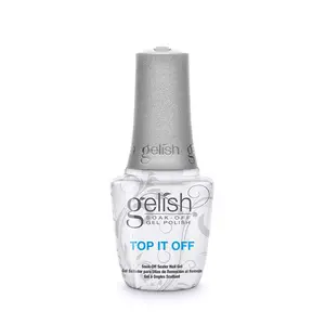Gelish Top It Off, Sealer Gel Top Coat LED Gel Polish, High-Gloss Gel Nail Polish Top Coat for Long-Lasting Shine and Durability