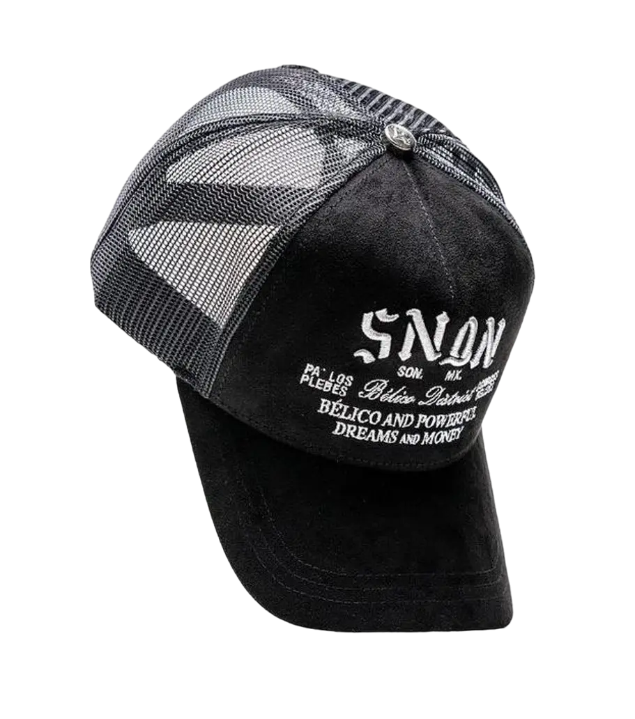 EL BARBAS LUIS R CONRIQUEZ MENS BLACK SNAPBACK HAT SNQN BLK - TikTok Shop