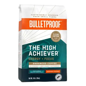 Bulletproof The High Achiever Ground Coffee, Energy and Focus, 10 oz