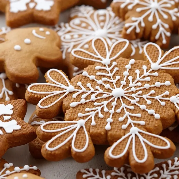 Gingerbread Man Soywax Candle - Festive Home Decor