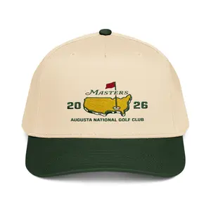 Master Augusta Golf Embroidered Baseball Cap Custom Thread Color Vintage Soft Cotton Adjustable Hat Trendy Streetwear Gift for Men & Women